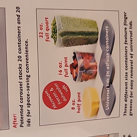 Gilda+stor Compact Space Saving Storage System 41 piece Container Set & Carousel - Picture 9 of 14